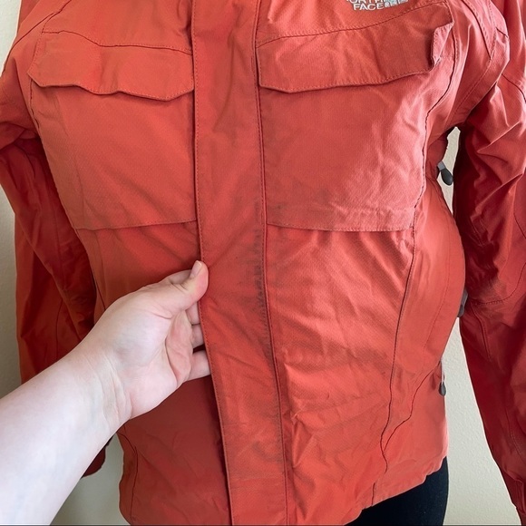 The north face hyvent Recco system orange coat M - Picture 4 of 9